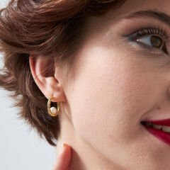 inci kolye taşlı küpeler