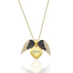 Harfler-Aşk-Kanatları-İsim Kolyesi