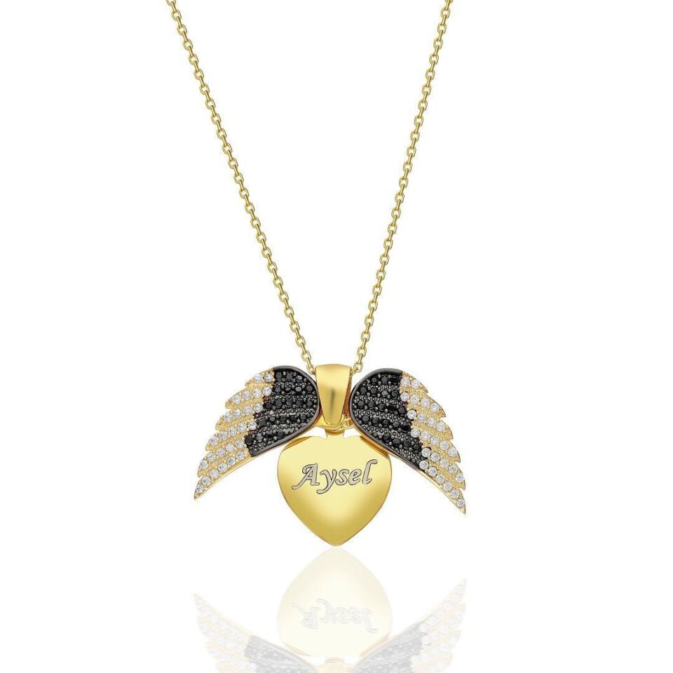 Harfler-Aşk-Kanatları-İsim Kolyesi