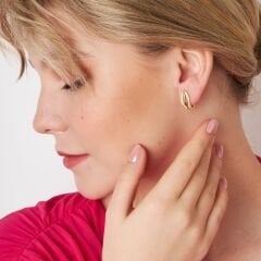 favori taşlarla küpeler