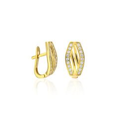 favori taşlarla küpeler