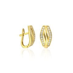 favori taşlarla küpeler