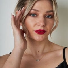 Nazarlı Kalp Kolye - 925 GÜMÜŞ