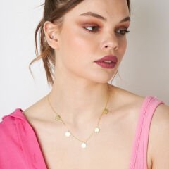 beş parçalı resat kolye