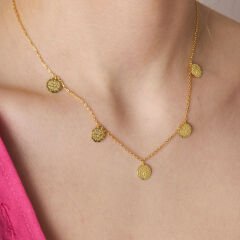 beş parçalı resat kolye