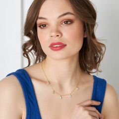 beş damla su damlası kolyesi