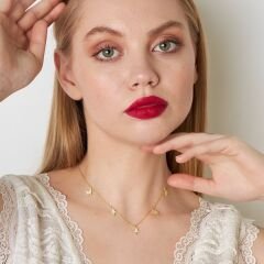 beş katlı kelebek kolye