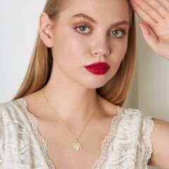 nergis çiçeği kolyesi