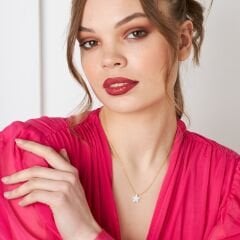 Orijinal Beyaz Opal Kalp Kolye - 925 GÜMÜŞ