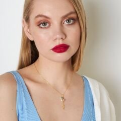 uçan balon kız kolyesi