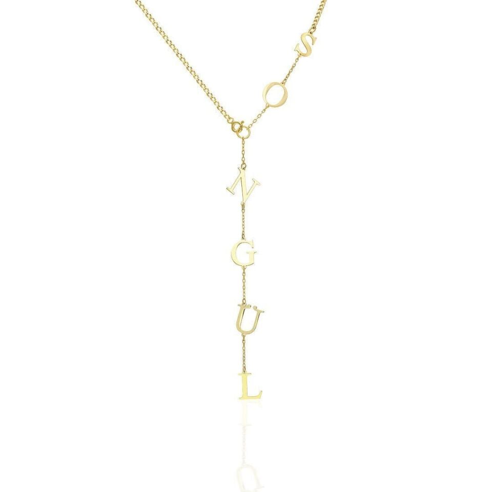 İsim Kolyesi Yaz İsim Kolyesi - 925 Ayar Gümüş