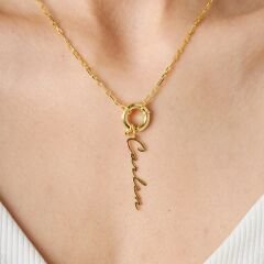 isim kolyesi imza kilit kolye ucu