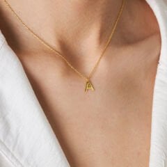 Harfli Kolye - 925 GÜMÜŞ