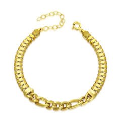 zincir detaylı balıksırtı bilezik