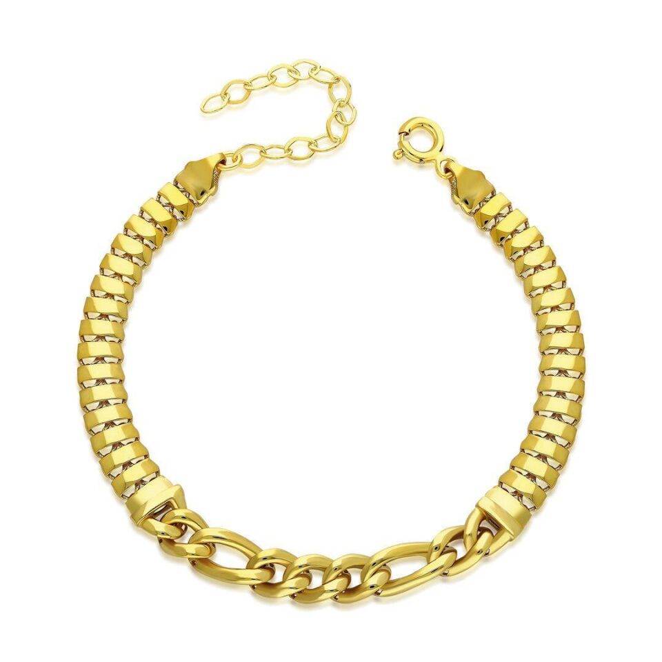 zincir detaylı balıksırtı bilezik