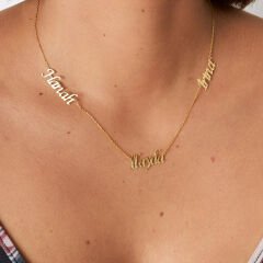 üç harfli isim kolyesi