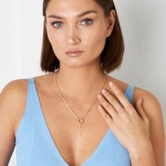 denizci kilitli isim kolyesi