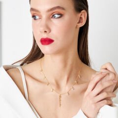 baget taşlı isim kolyesi