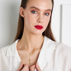 isim kolyesi - kalp kolye ucu - imza isim kolyesi