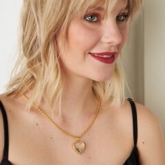 İsim kolyesi - kalp isimli şanslı kolye