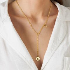 isim kolyesi-figaro zincir-plaka-harf kolyesi