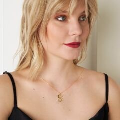 İsim kolyesi - çift harfli kolye - model 2