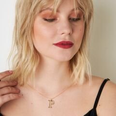 isim kolyesi - harf kolyesi - taşsız