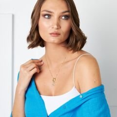 isim kolyesi-nazar imzalı kilit kolyesi