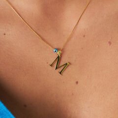 isim kolyesi-canavar-göz-yan-harf-kolye