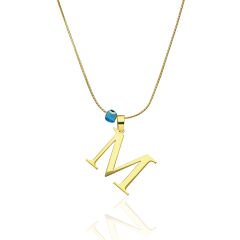 isim kolyesi-canavar-göz-yan-harf-kolye