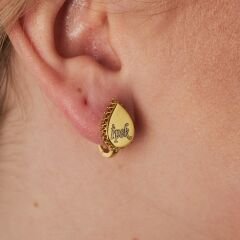 sözde su damlası küpeleri