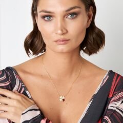 mineli yonca kolyesi