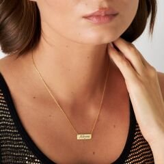 isim kolyesi-köprü plaka kolye