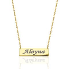 isim kolyesi-köprü plaka kolye