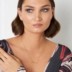 isim kolyesi-yan isim kolyesi-bükülmüş zincirli