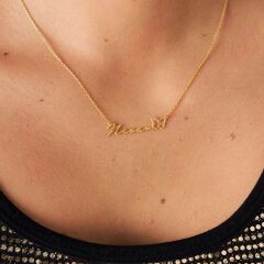 isim kolyesi - kelebek isim kolyesi