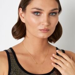 isim kolyesi - kelebek isim kolyesi