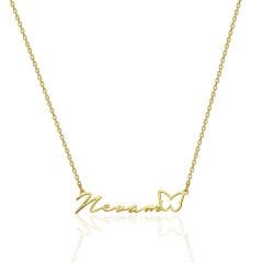 isim kolyesi - kelebek isim kolyesi