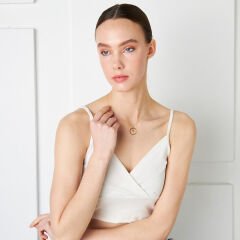 isim kolyesi - yuvarlak asılı harf kolyesi