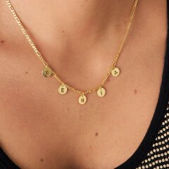 isim kolyesi - pullu isim kolyesi