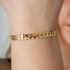 payetli basit zincir bileklik