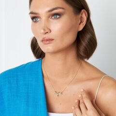 isim kolyesi-nazar incili isim kolyesi