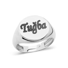 isimli basit model yüzük