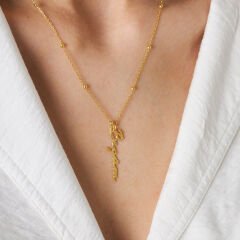 isim kolyesi - top zincir - isim kolyesi